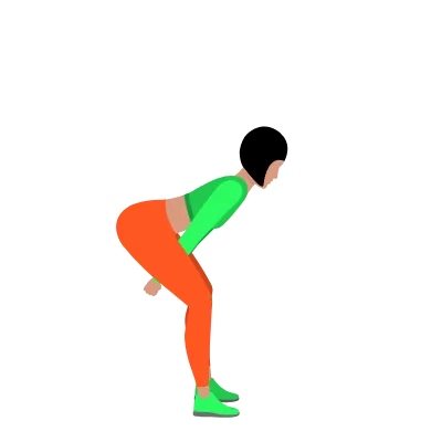 Swing biodrami (bez obciążenia)